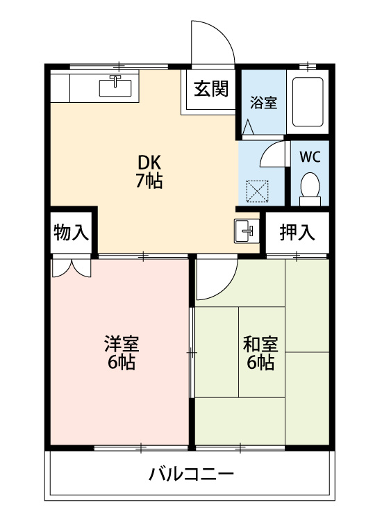 シティハイムEVE　　刈谷市近郊の賃貸ならクラスホーム刈谷店の間取り
