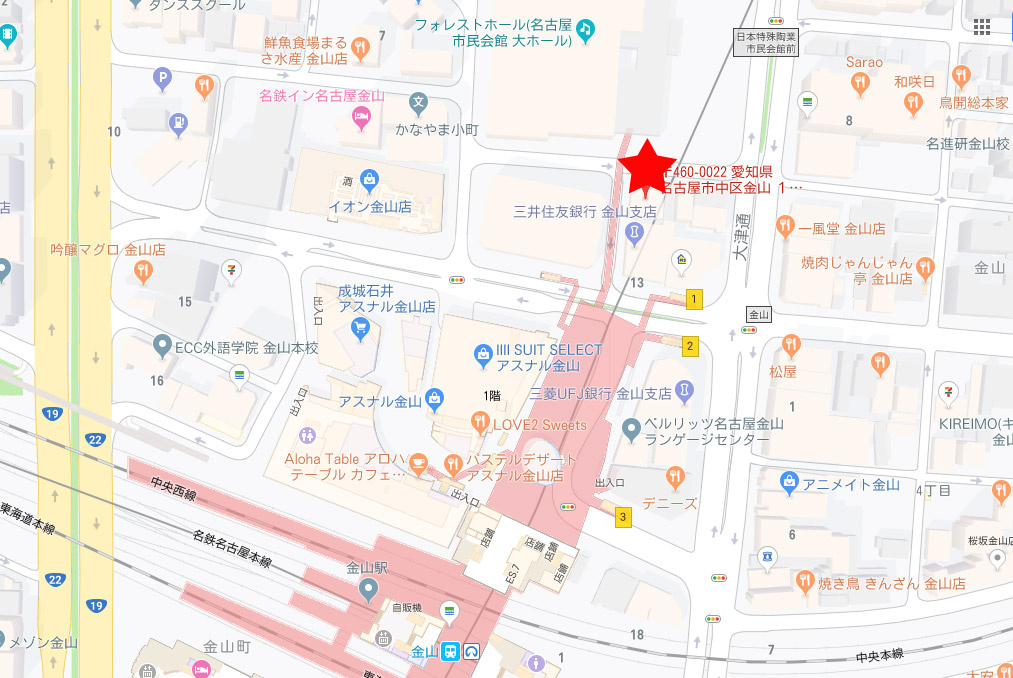 ベルデ・マーレ・ビルの地図