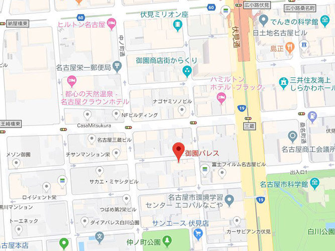 御園パレスの地図