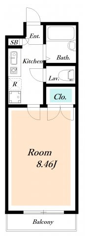 クレオ舞浜Aの間取り