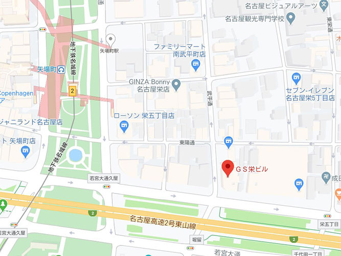 ＧＳ栄ビルの地図