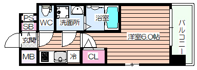 【間取り】 | エスリード弁天町ポートヴィラ