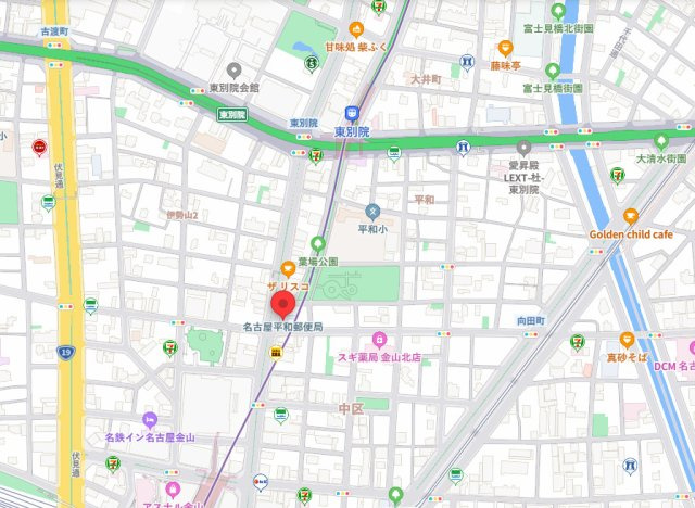 NTS金山の地図
