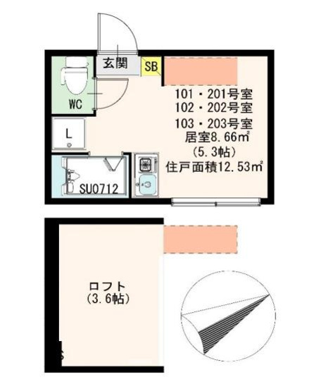 【間取り】 | ハーモニーテラス志茂XI