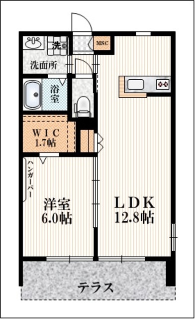 サンティエの間取り|★収納が豊富な間取りです★