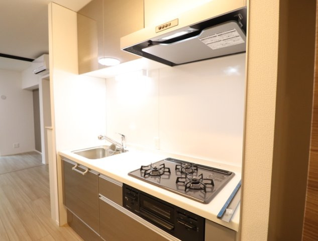 熊本市中央区京町２丁目のアパートのキッチン