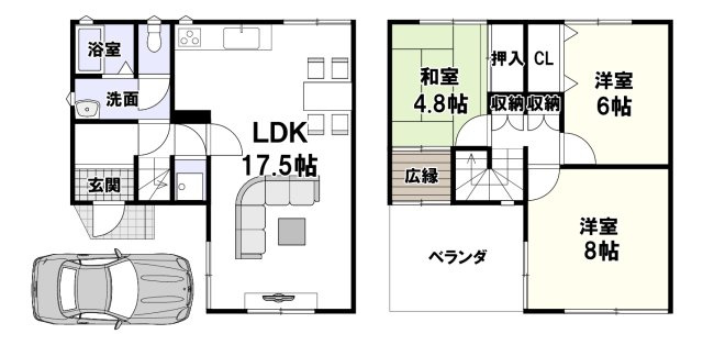寿町3丁目の間取り