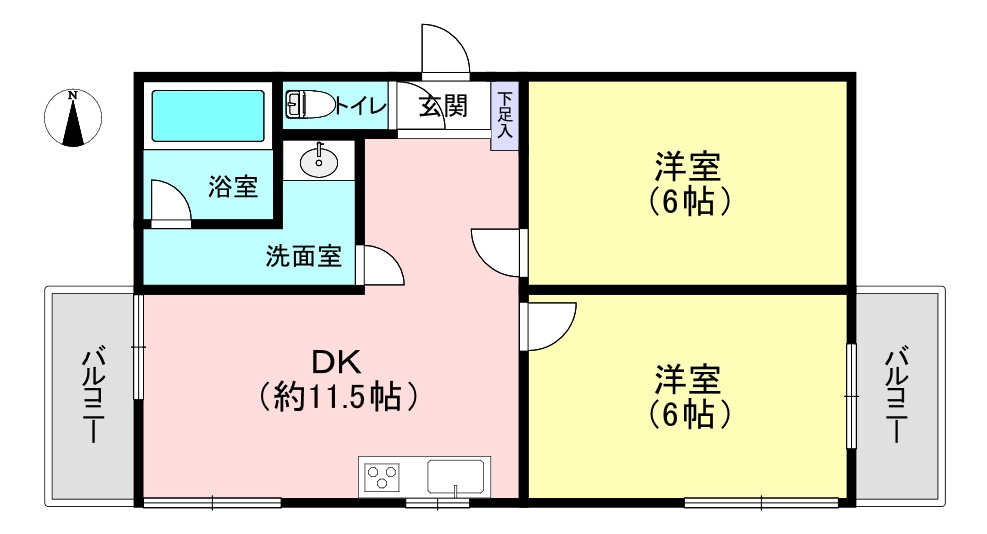 パークハイツ西川口青木町の間取り
