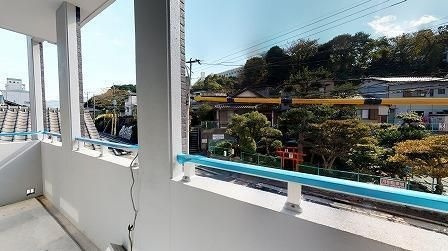 フェリオ清水のバルコニー