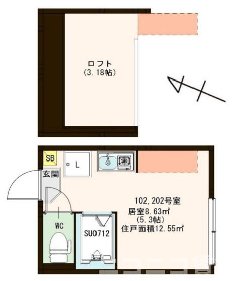 【間取り】 | HIMOテラス妙蓮寺