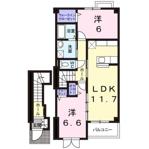 【間取り】 | プロムナードＡ