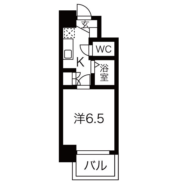 グレイス名駅北の間取り