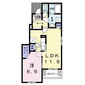 【間取り】 | エレガンテ　Ⅰ