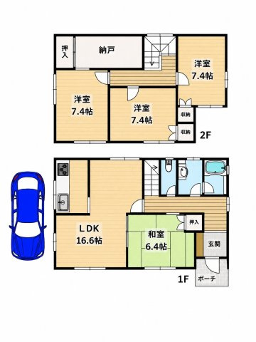 ユーティ55の間取り