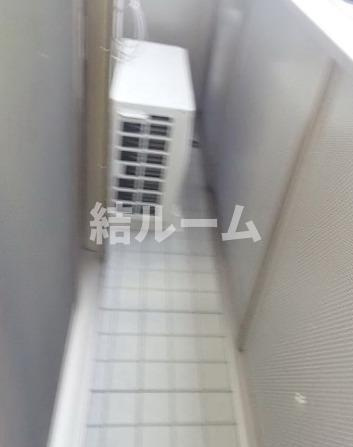 練馬区向山４丁目のアパートのバルコニー