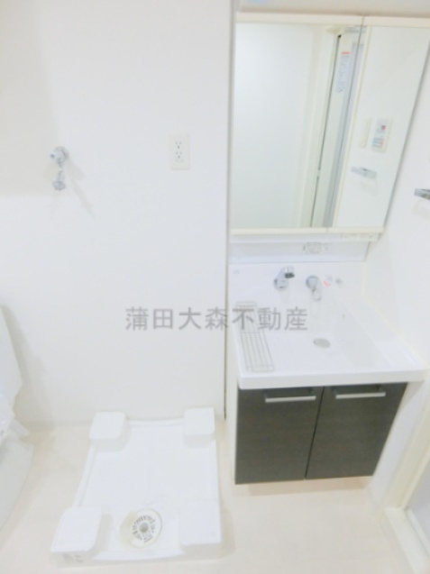 ヴォーガコルテ蒲田南の洗面所|洗面所　独立洗面台　室内洗濯機置き場