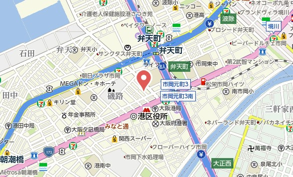 【地図】 | クローバー・グランツ弁天町