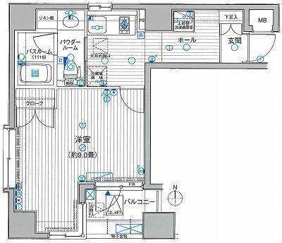 ラグジュアリーアパートメント御徒町の間取り