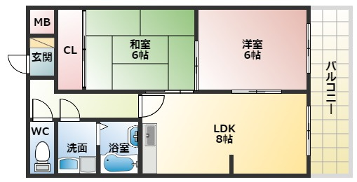 【間取り】 | エクセレントマンションオリオン