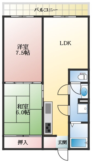 【間取り】 | 東部マンション