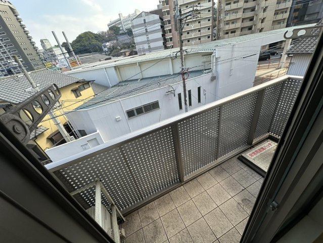 ロアーブル五番館のバルコニー