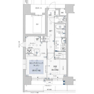 プレサンスロジェ丸の内CENTRAL CASAの間取り