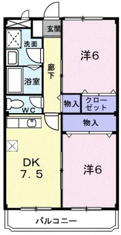 シティマンションタナベの間取り