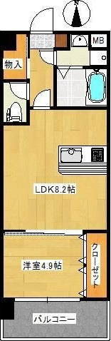 ビクトワール歯大前の間取り