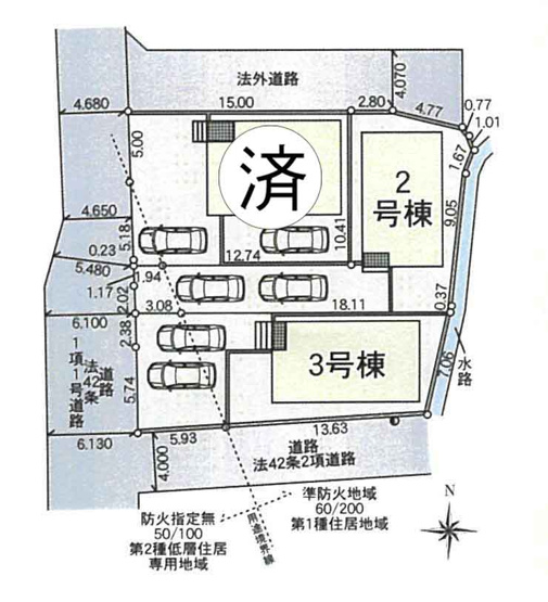 【区画図】 | 新築一戸建て「開成町延沢第18」