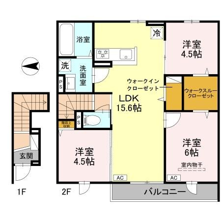 トリシア東太子の間取り