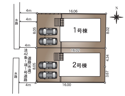 【間取り】 | 熊本市中央区出水第17　1号棟