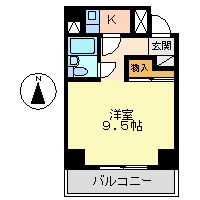 ラフィネ新栄の間取り