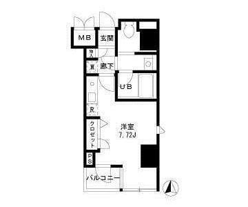 モンパレ入谷の間取り