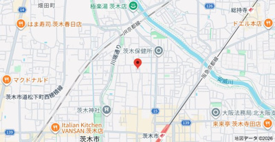 【地図】 | 茨木市上泉町貸家