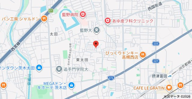 【地図】 | 東太田貸家