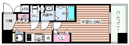 【間取り】 | レオンコンフォート堀江公園