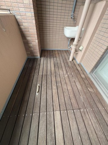 神戸山本通パークホームズのバルコニー