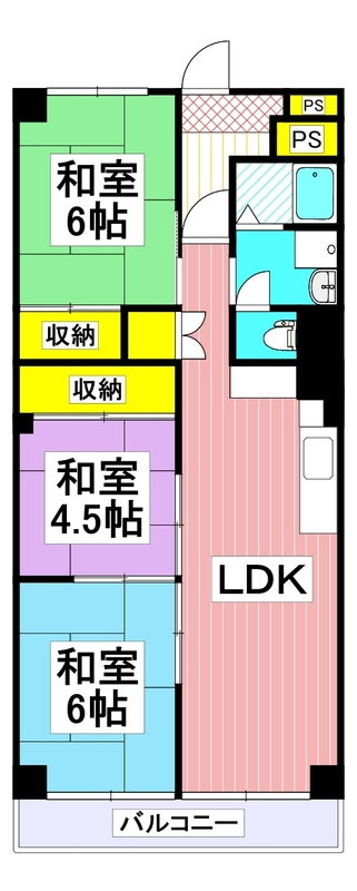 水前寺ビル 東棟の間取り