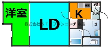 仲介手数料０円！アソシエ東別院の間取り