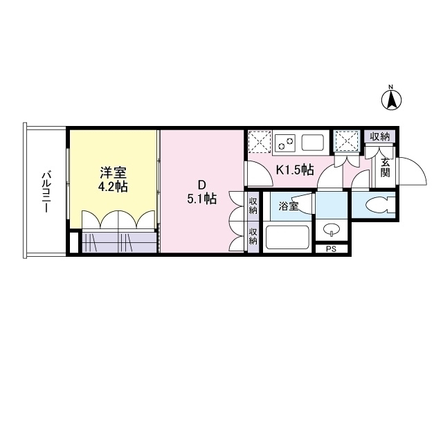 リバーレ池袋の間取り