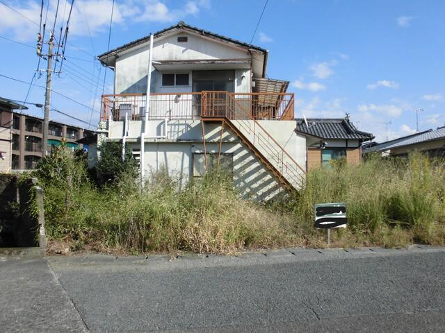八代市古城町住宅用地の前面道路含む現地写真| 