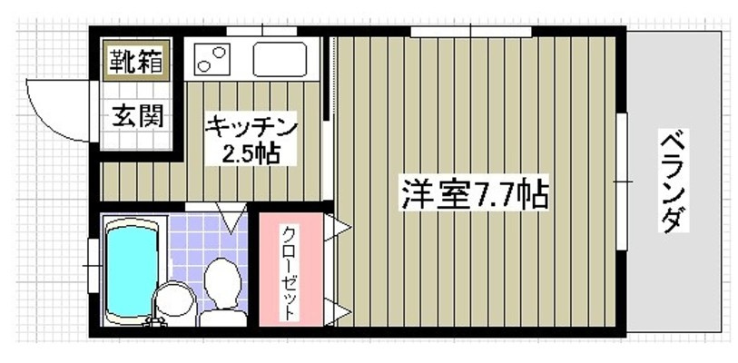 メゾンおろく第2の間取り