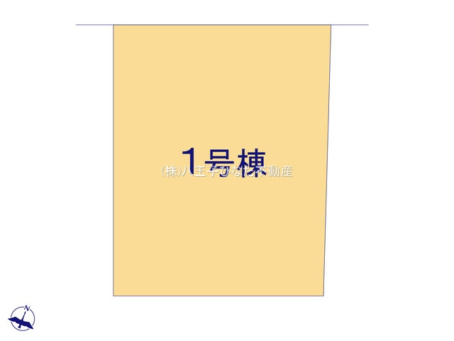 『八王子市新築戸建て』八王子市下柚木2-9-12【仲介手数料無料】　１期の区画図|～仲介手数料無料☆八王子ひなた不動産～八王子市下柚木　新築戸建て
