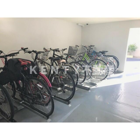【その他共用部分】 | ベルフェリーク西小山 | 駐輪場【2019.9.6撮影】