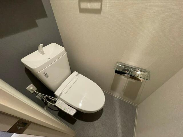 フレンシア下井草のトイレ|落ち着いた色調のトイレです