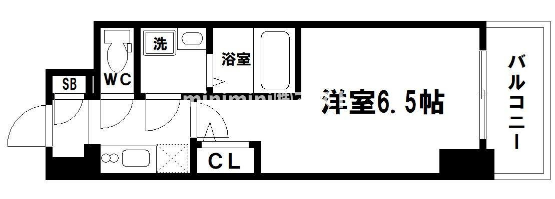 エスリードレジデンス大今里の間取り