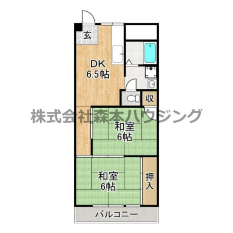 【間取り】 | 　丸信リバーサイドコーポ1棟