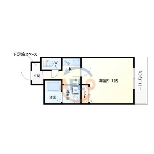 フジパレス遠里小野Ⅴ番館の間取り|フジパレス遠里小野Ⅴ番館　間取り