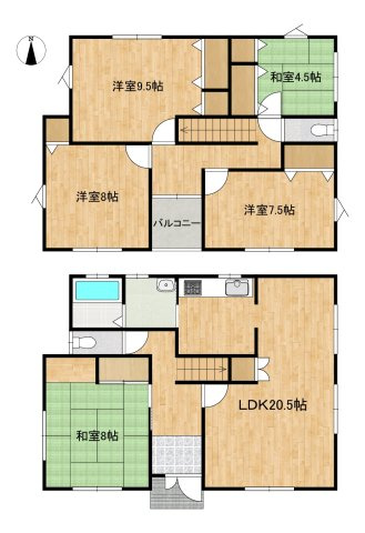 おいらせ町阿光坊の間取り
