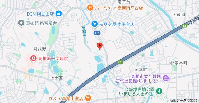 ラフォーレ南平台の地図